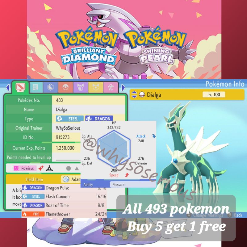 Hunting remaining pokemon in bdsp