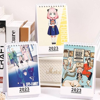 2023 SPYxFAMILY Desktop Paper Anime Calendar dual Daily Scheduler Table