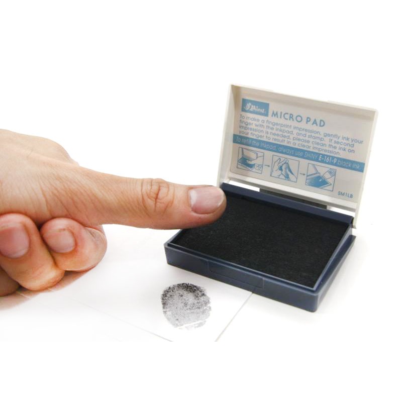 Shiny Finger Thumb Print Pad Sm 1 Black Shopee Singapore