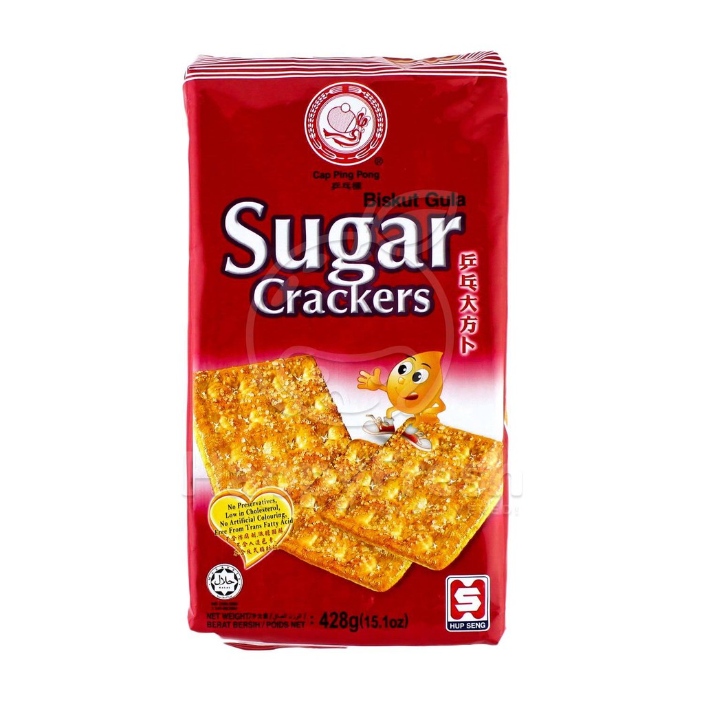 Shop Malaysia Hup Seng Ping Pong Special Cream Sugar Corneo Cracker 428gm Shopee Singapore