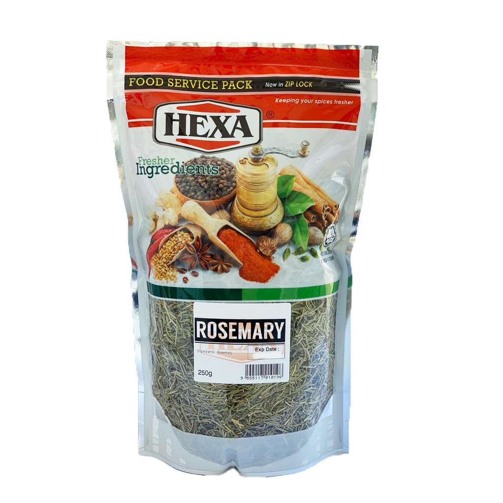 Shop Malaysia Hexa Halal Rosemary Leaves 5mm 250gm Shopee Singapore