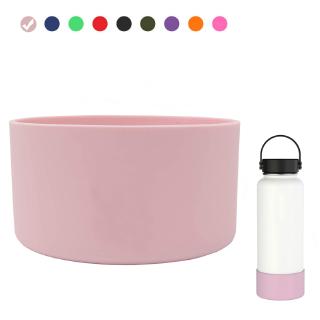 <7.7> Protective Silicone Boot for Hydro_Flask_12oz 16oz 18oz 20oz and 24oz Wide Mouth Water Bottle, BPA Free Anti-Slip Bottom Sleeve Cover for Stainless Steel Water Bottle