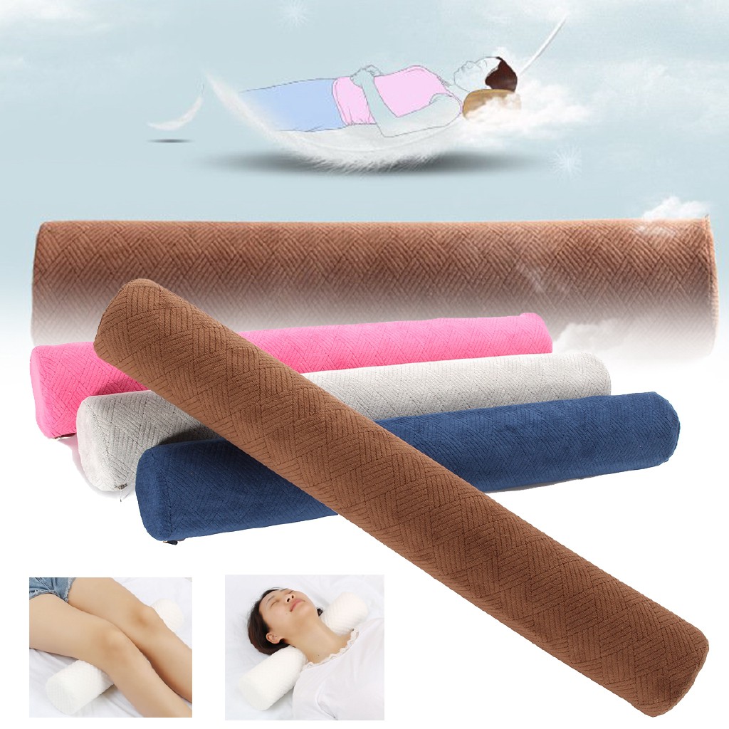 Funshop Zj23 Washable Round Cervical Pillow Roll Memory Foam