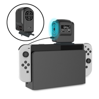 for Nintendo Switch OLED Model Host Based Cooling Fan Game Console Cooler