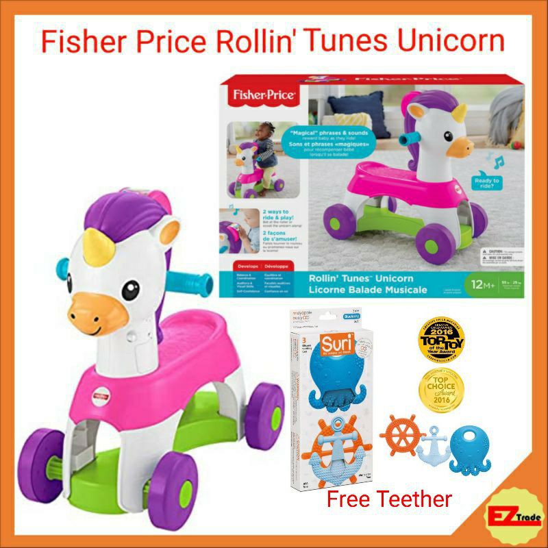 fisher price rollin tunes unicorn