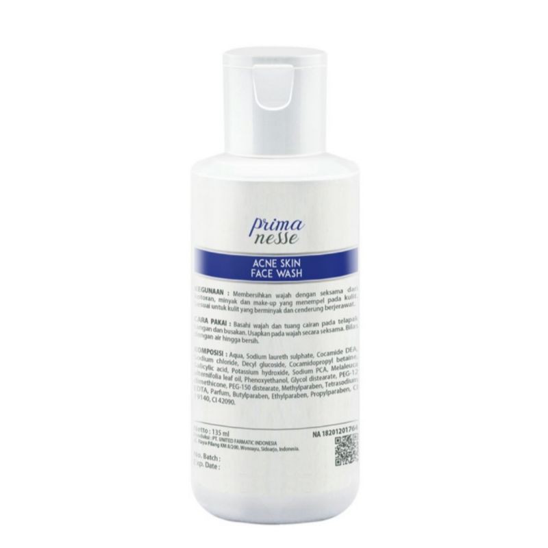primaderma acne skin face wash
