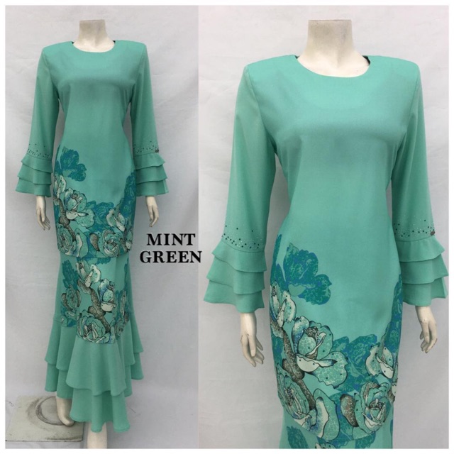 Saloma Hand Moden Kurung Clothes Ropol Kembang Cloth Shopee Singapore