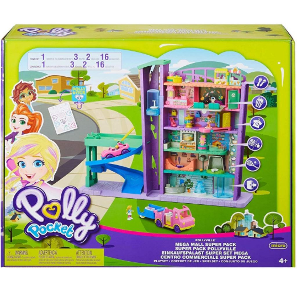 polly pocket pollyville mega mall