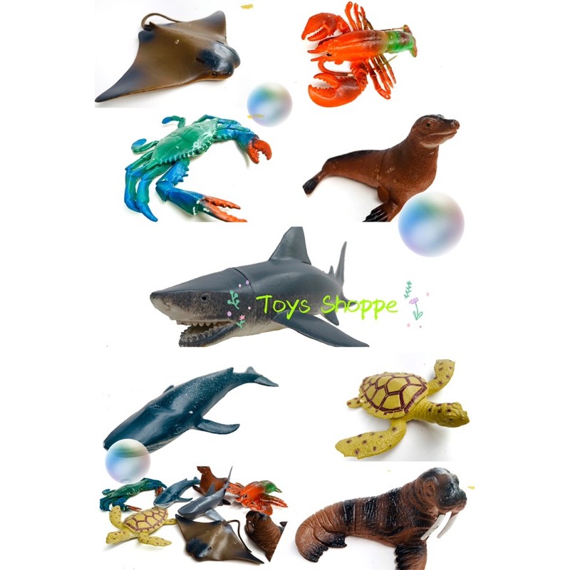 Toys Hobbies 8pcs Marine Life Sea Animal Set Shark Kids Gift Dolphin Turtle Crab Model Toy Jb Com - roblox crab mesh