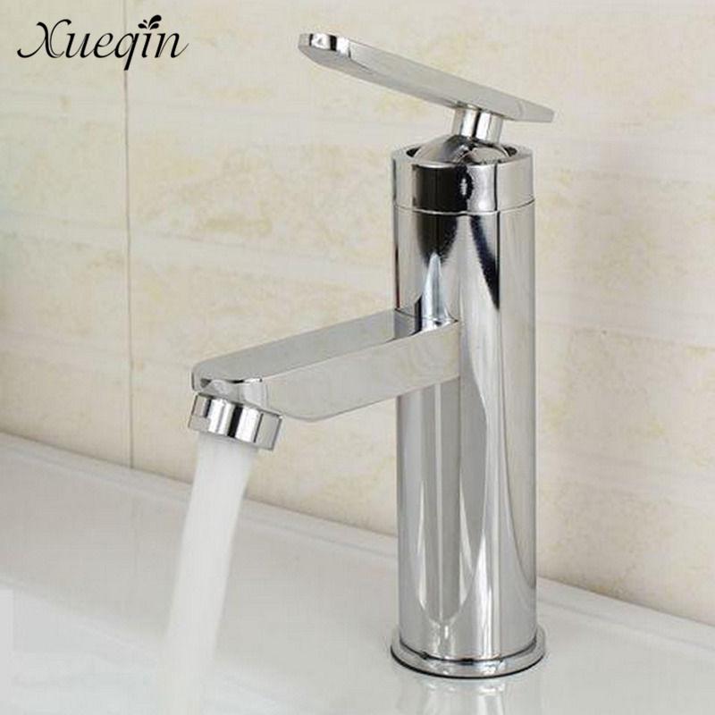 Faucet Silver Single Handle Hot & Cold Water Mixer Taps ...