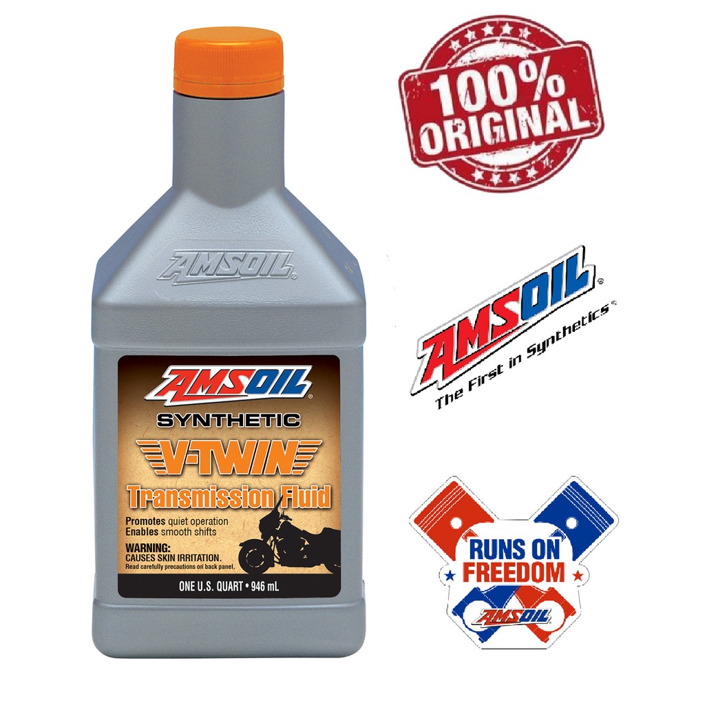 Amsoil Synthetic VTwin Transmission Fluid (1 Quart) 946ml Shopee