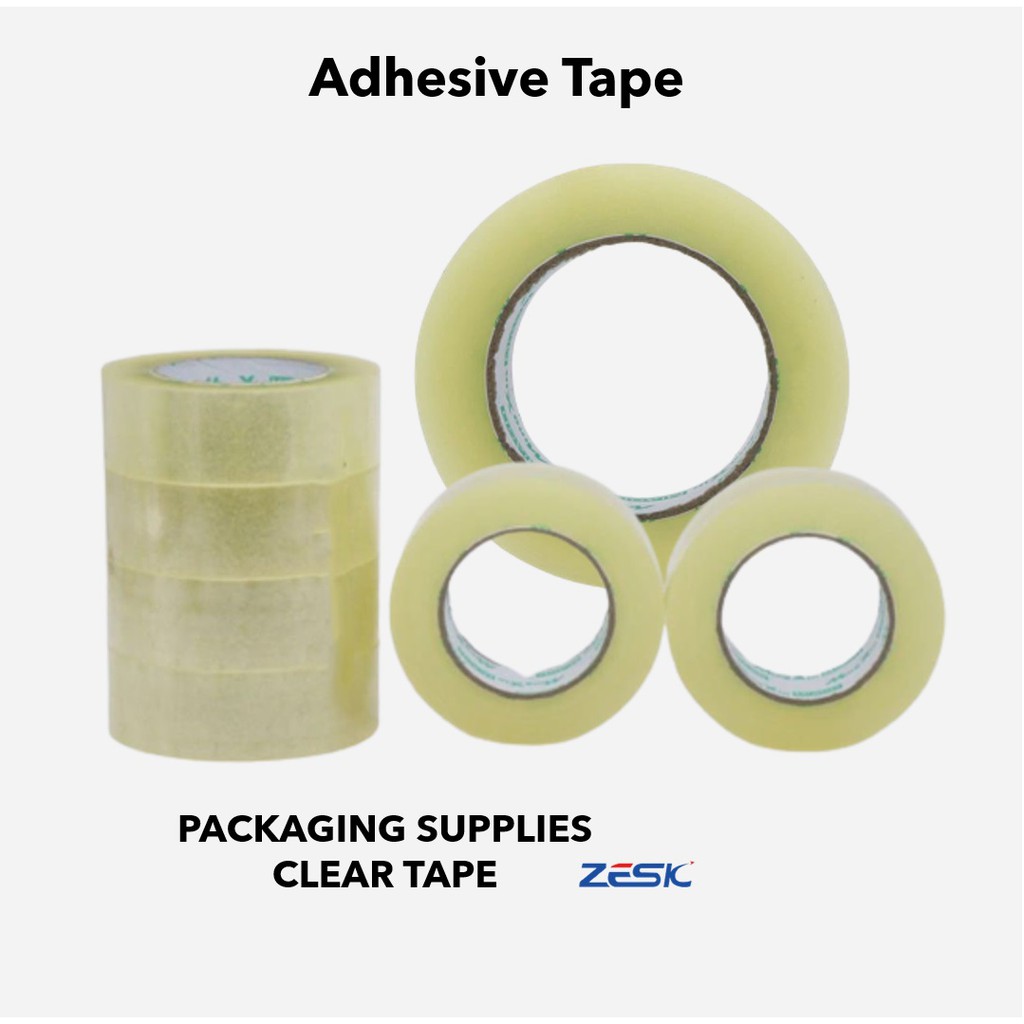 🔥Ready Stock🔥Adhesive Clear White Tape [4.8cm x 150m] Adhesive Tape