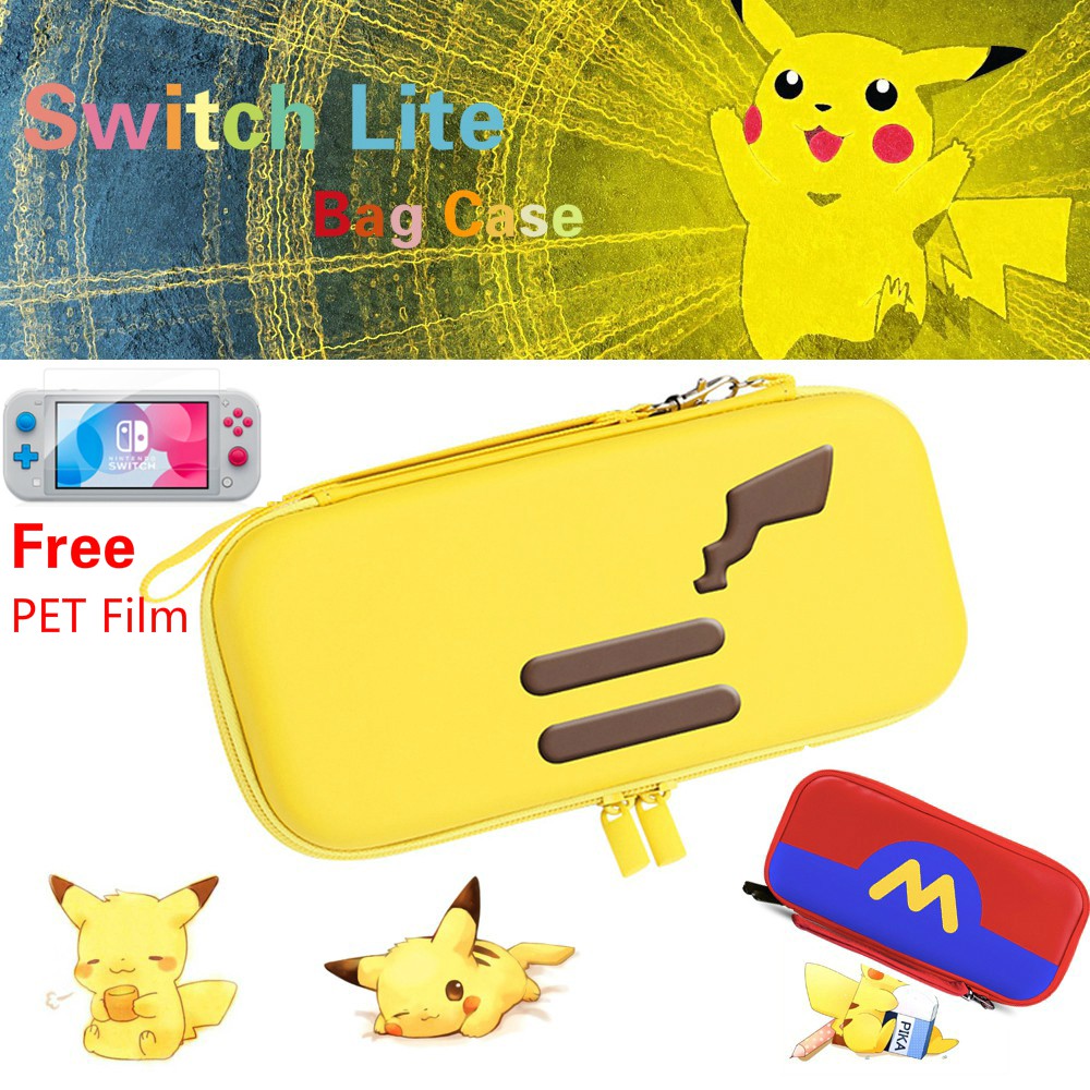 pikachu switch lite case