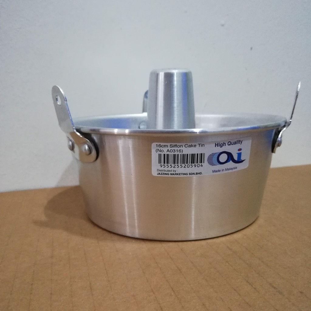 Sponge Cake Mould Loyang Acuan Kek Chiffon Siffon Cake Tin Aluminium Chiffon Cake Mould 16cm 18cm 20cm 22cm Shopee Singapore