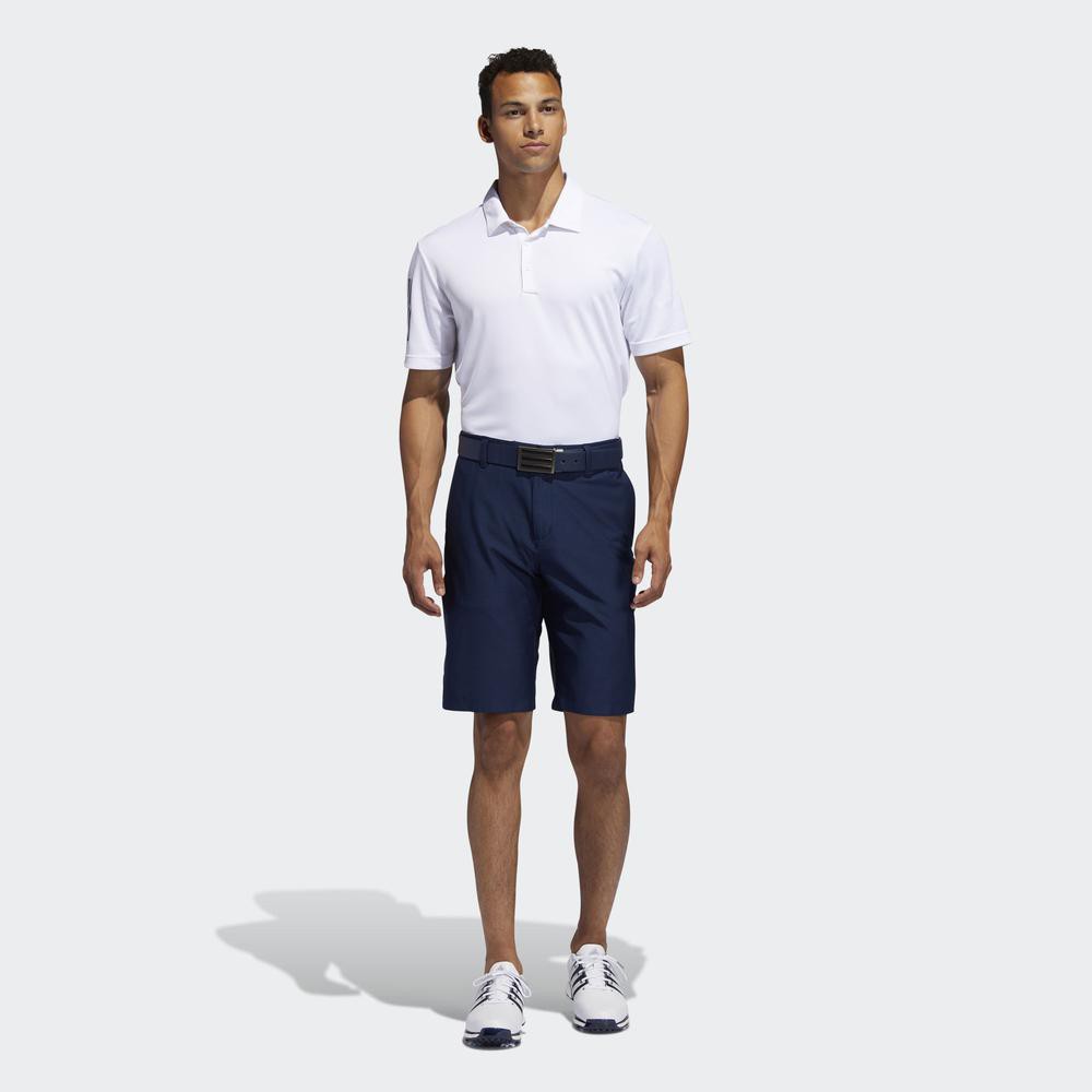 blue adidas golf shorts