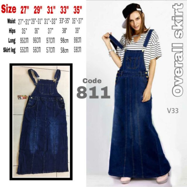 overall skirt long