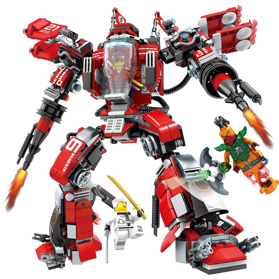 red lego robot
