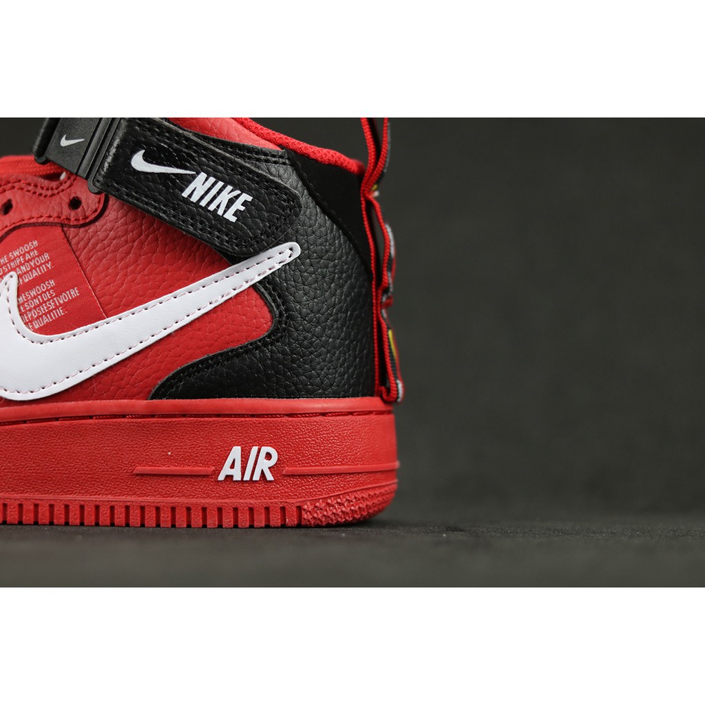 air force 1 mid utility red