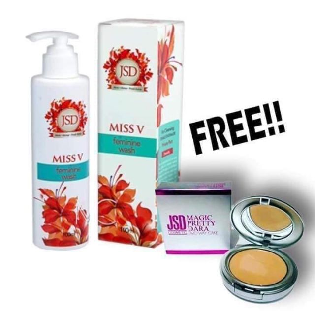 Jsd Feminine Wash Original Hq Free Gift Two Way Cake Shopee Singapore