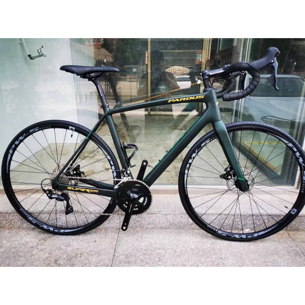 Pardus Java Super Sport Road Bike 105 Disc Brake Carbon Fiber 22 Variable Speed Internal Cable Shopee Singapore