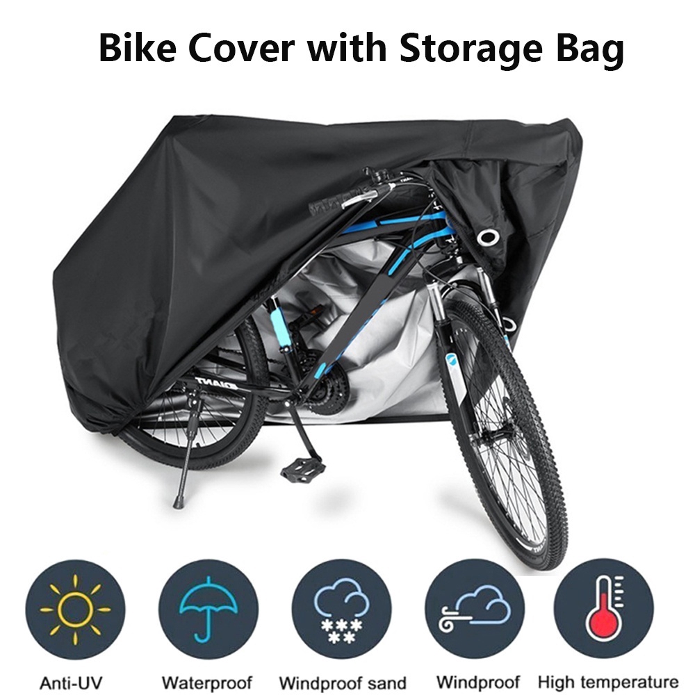 Heavy Duty Universal Bicycle Bike Cover Waterproof UV Weather Rust Resistant  XL 