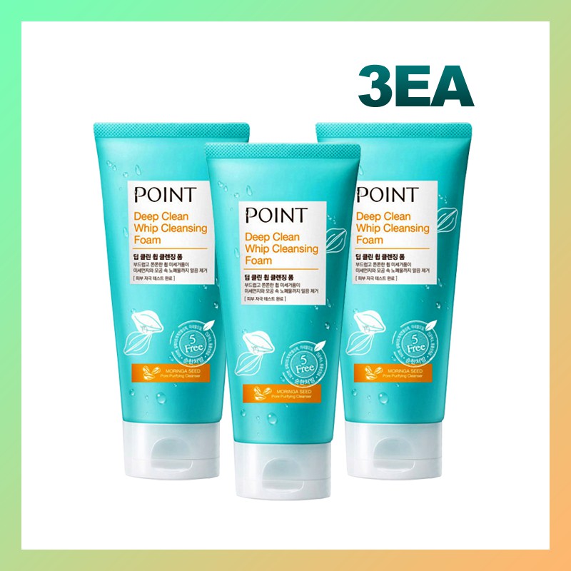 point deep clean whip cleansing foam