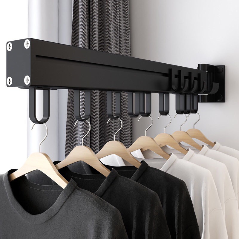 Foldable Balcony Wallmounted Clothes Hanger Windows Clothes Drying