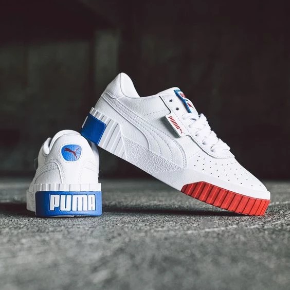 puma cali red and blue