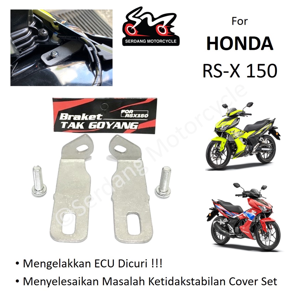 [Shop Malaysia] honda rs-x 150 bracket tak goyang anti theft ecu cover set shake rsx winnerx winner-x