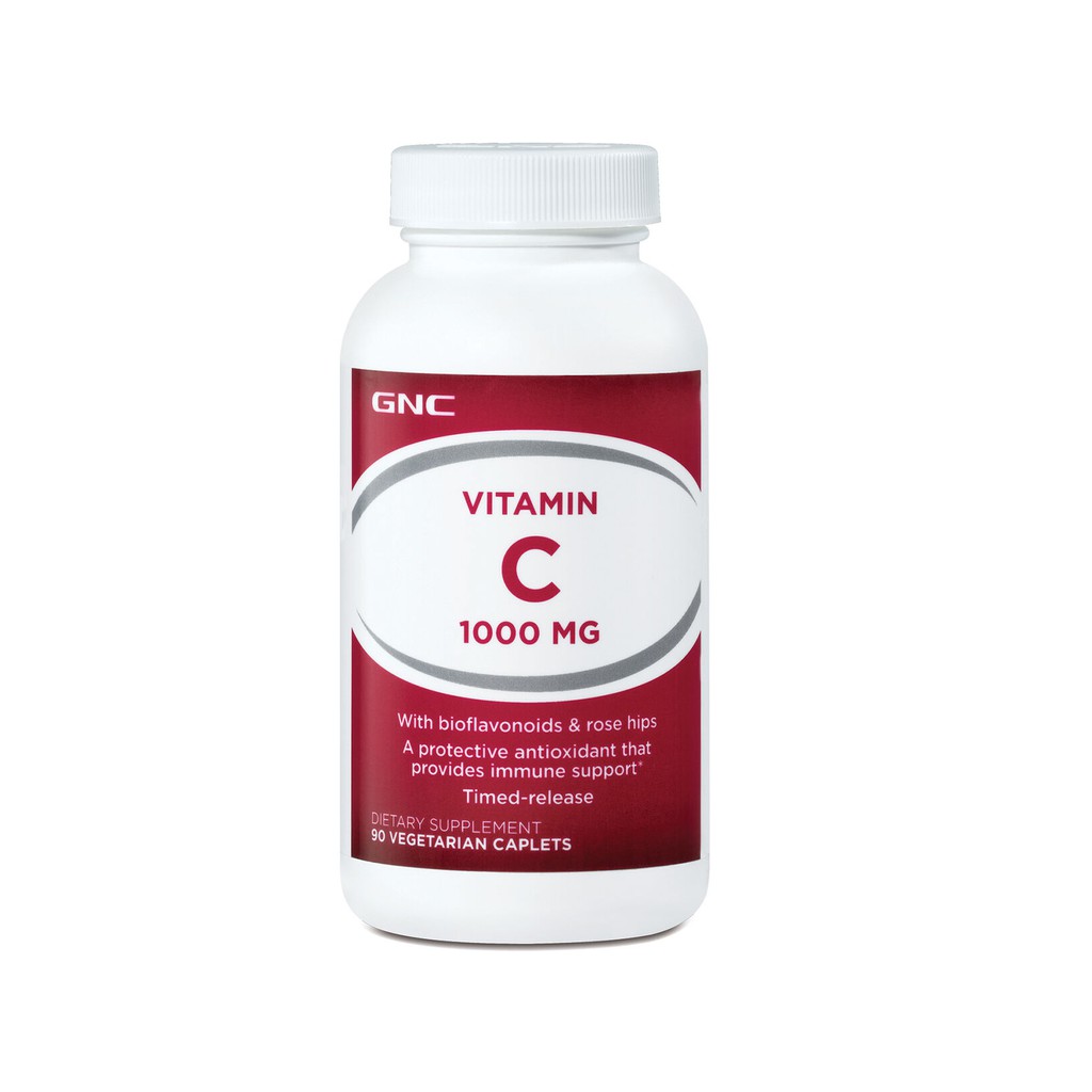 GNC Vitamin C 1000 (90 vegetarian caplets) | Shopee Singapore