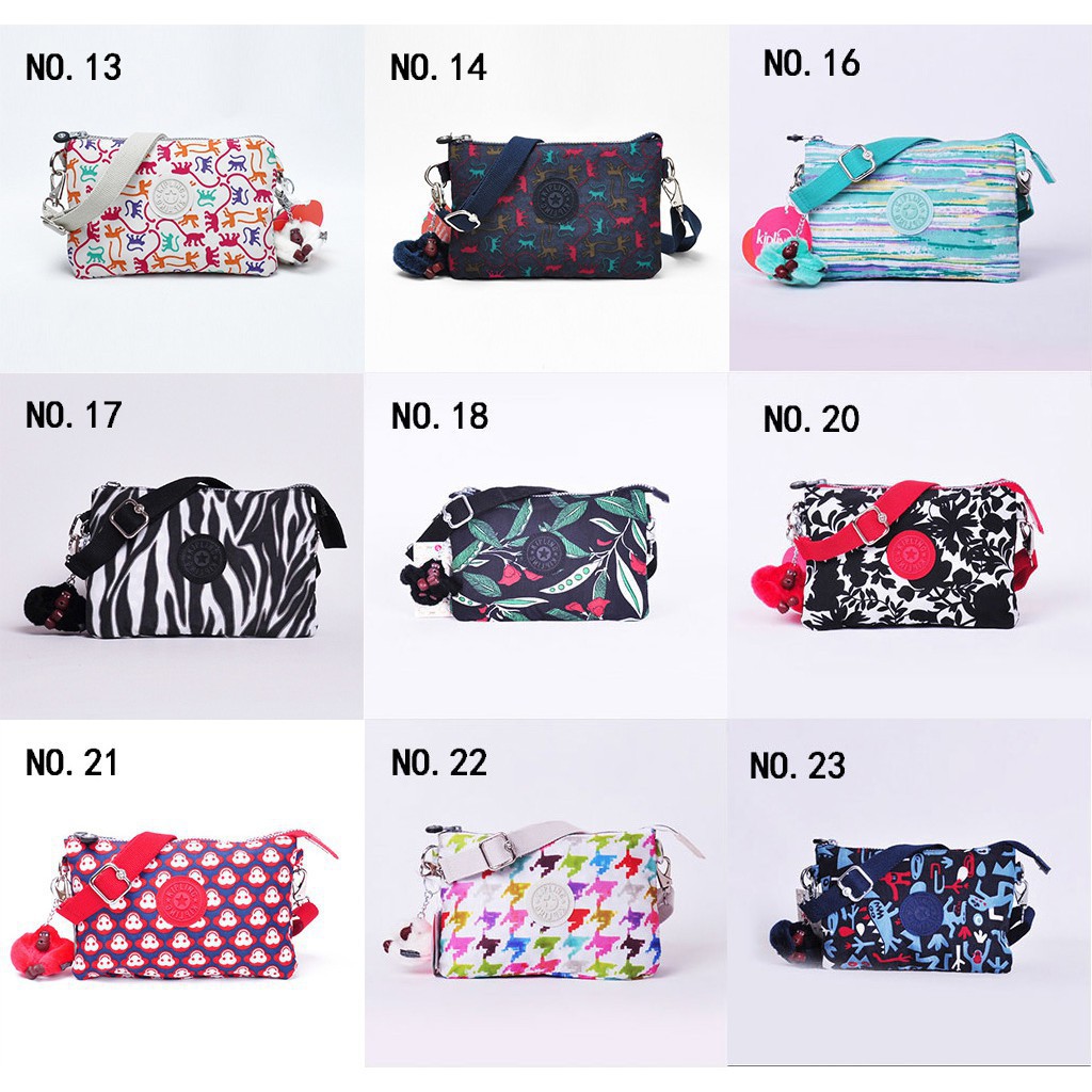 KIPLING Sling Bag Nylon Travel Shoulder Bag-K15155 | Shopee Singapore