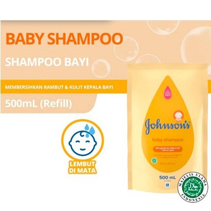 Johnsons Baby Shampoo Gold 500ml (Refill Pouch) | Shopee Singapore