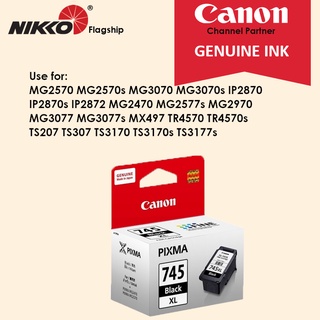 Canon PG-745XL PG745 XL PG745XL  PG 745 XL PG 745XL Black Ink Cartridge for IP2870 IP2870S IP2872 MG2470 MG2570 MG3070s