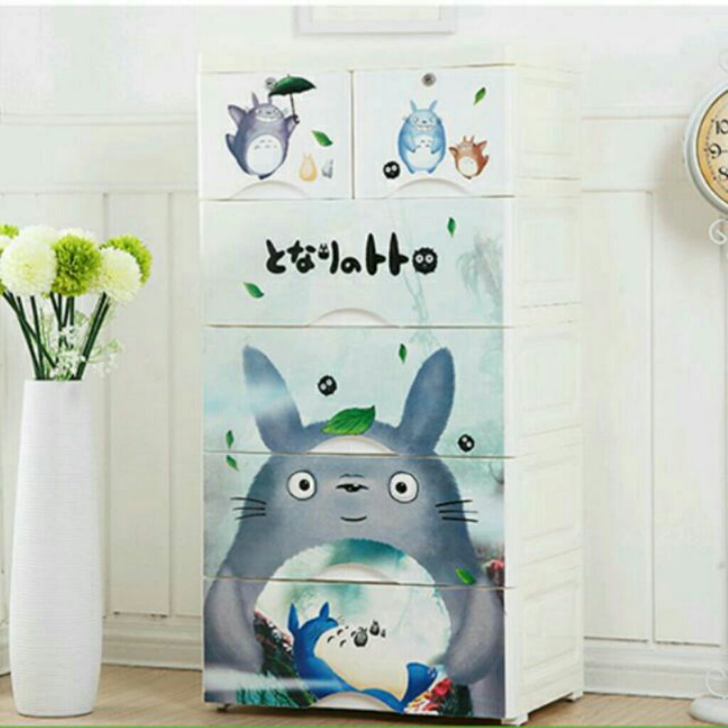 Totoro Baby Children Kids Cabinet Storage Wardrobe Cupboard