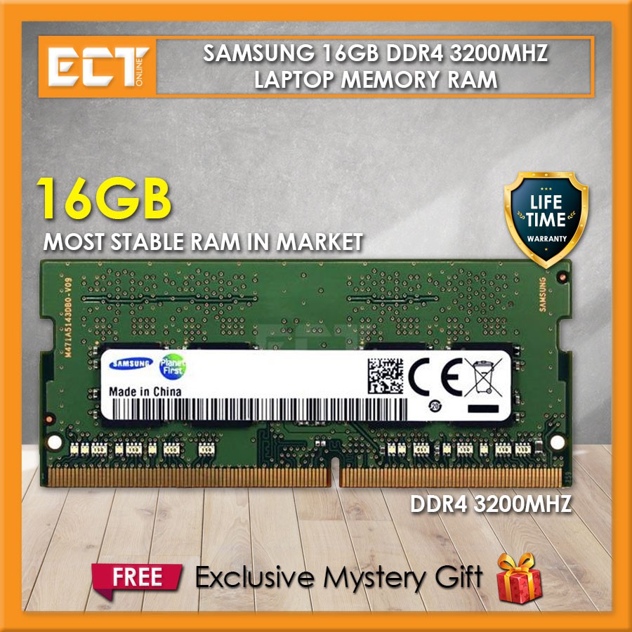 Samsung 16gb Ddr4 Pc4 3200aa 3200mhz Sodimm Laptop Memory Ram Shopee
