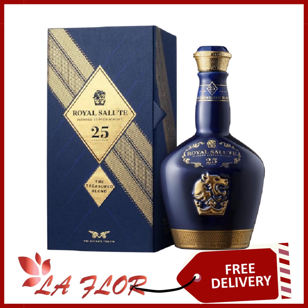 Royal Salute 25 Years Old Blended Scotch Whisky 700ml 40% - The ...