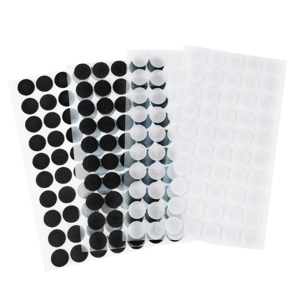 Velcro dots 10mm 15mm 20mm Diameter Sticky Back Coins Hook Loop Self