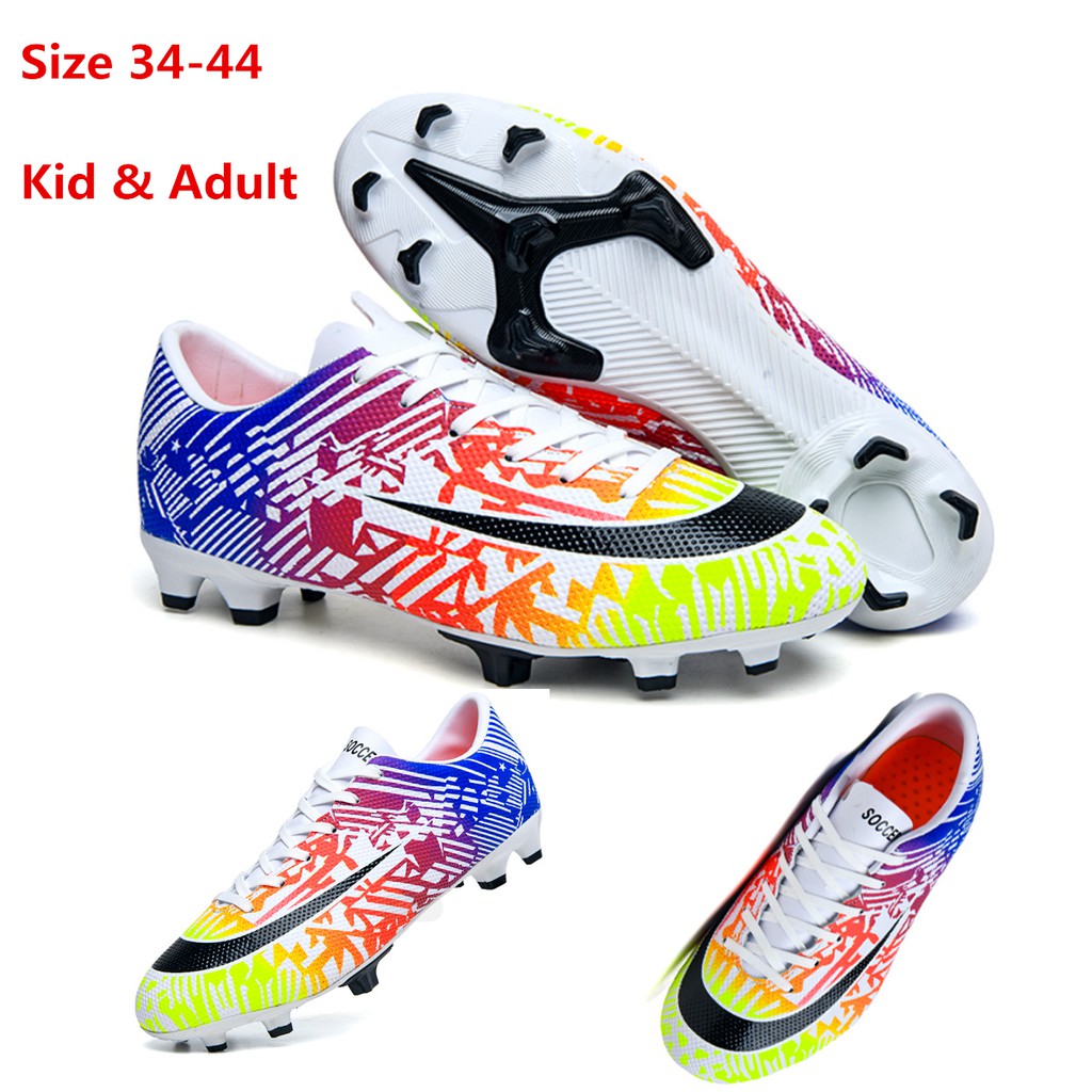 Men Women Spike Fg Football Boots Soccer Shoes Kasut Bola Sepak Budak Murah Shopee Singapore