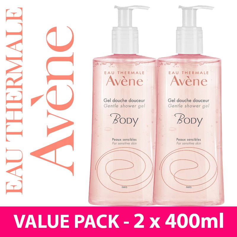 **LELONG** *VALUE PACK* Eau Thermale Avene Gentle Body Shower Gel 2 x