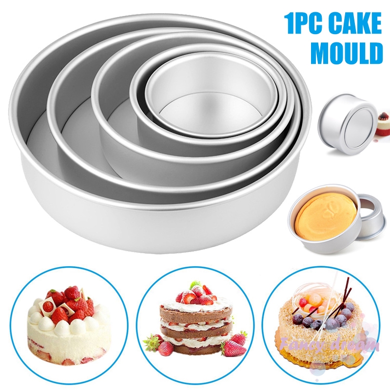 FD 5/7/9/11/12 Inch Cake Mold Aluminium Alloy Round DIY Cakes Pastries ...