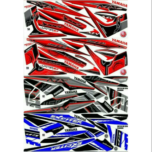 Sticker Striping Lis Variation Thailand Thailook Jupiter Mx 135 Old Old Ojmx Exiter Spark Mx Shopee Singapore