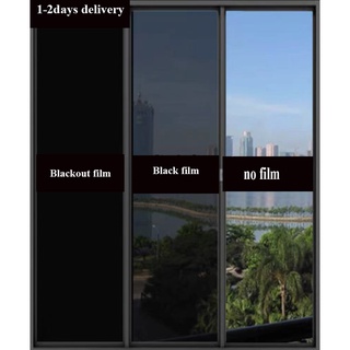 50cm/60cmX 3m Window Tint Film Tinting Roll Kit VLT Black UV-Proof Scratch Resistant for Auto Car House Commercial