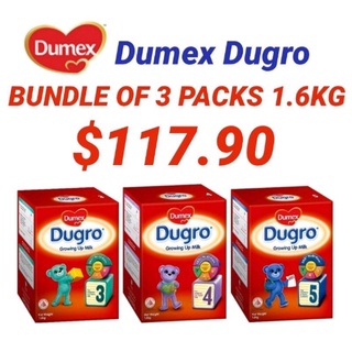 ***IN STOCK*** [BUNDLE OF 3] Dumex Dugro Stage 3/4/5 1.6kg