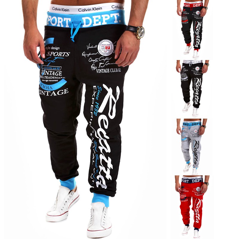 mens printed sweatpants