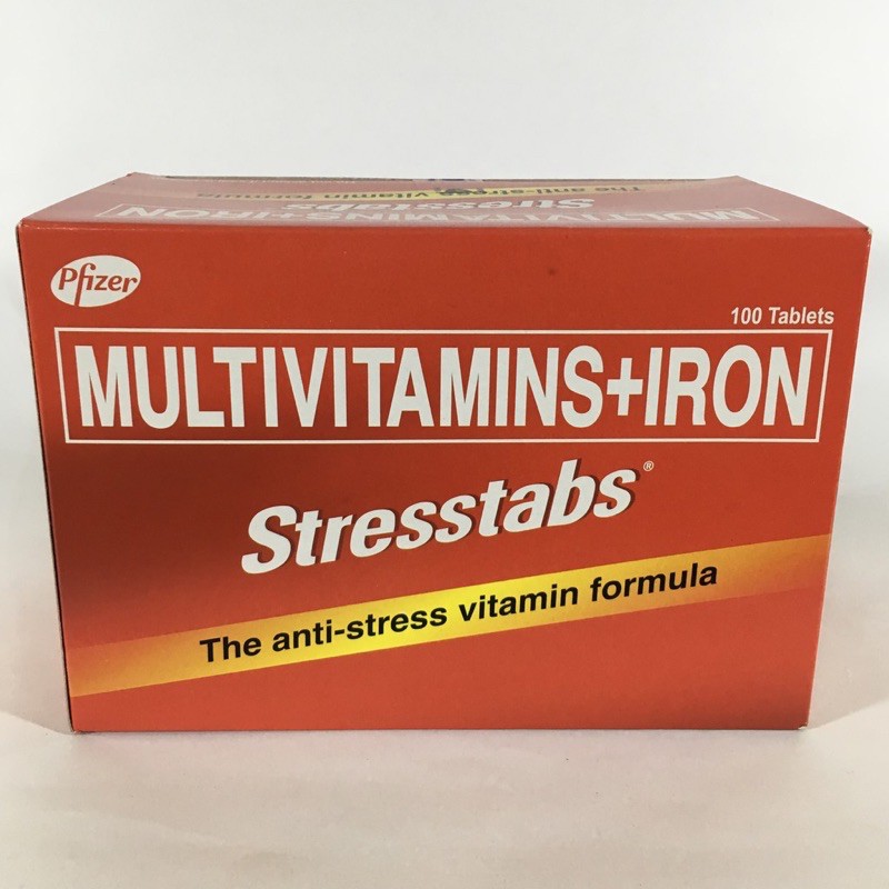 Stresstabs Multivitamin And Mineral 100 capsule Shopee Singapore