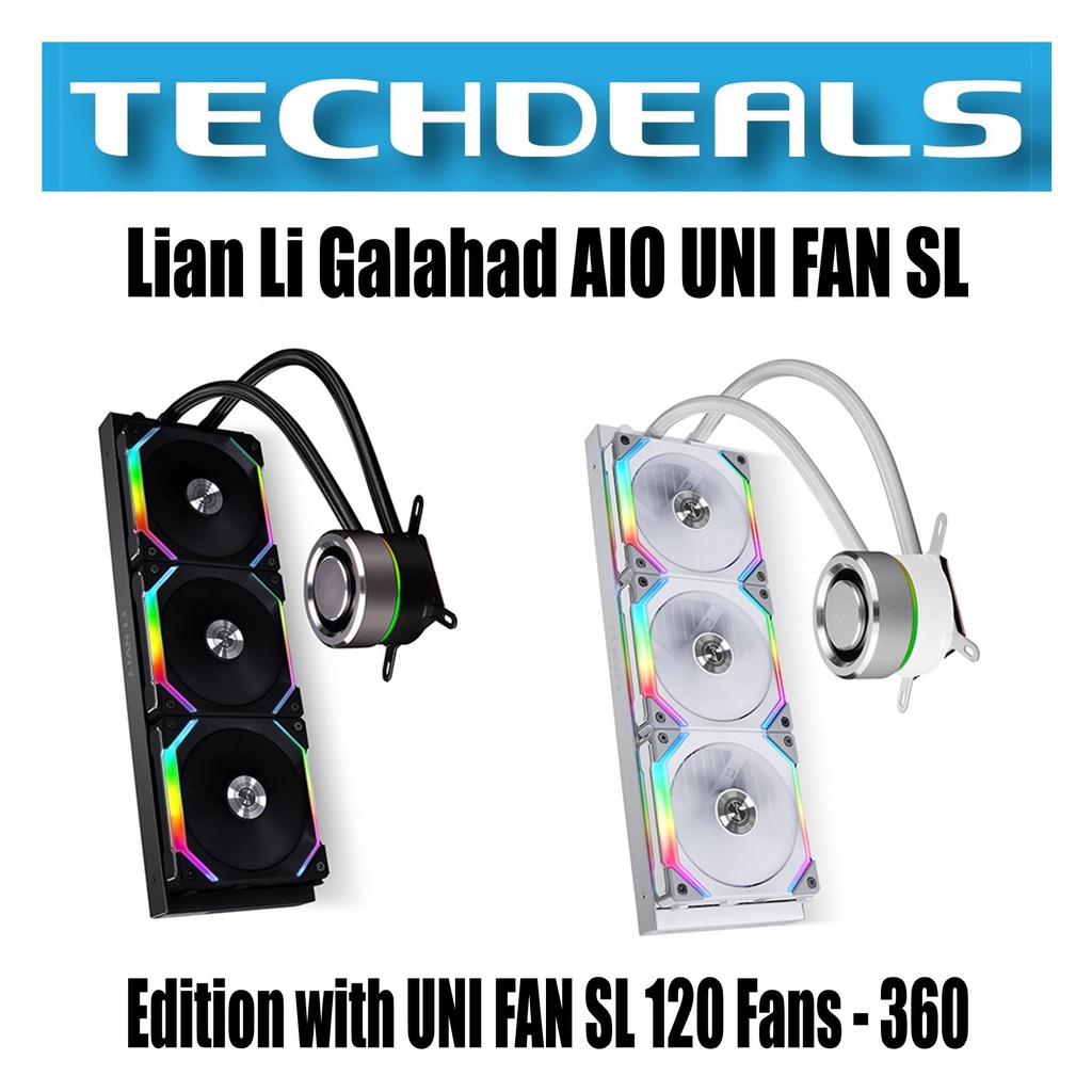 Lian Li Galahad AIO UNI FAN SL Edition with UNI FAN SL 120 Fans - 360 ...