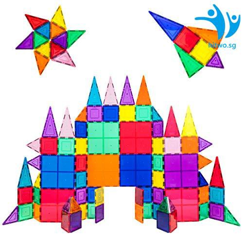 Tiles Clear Magnetic 3D Building Blocks 