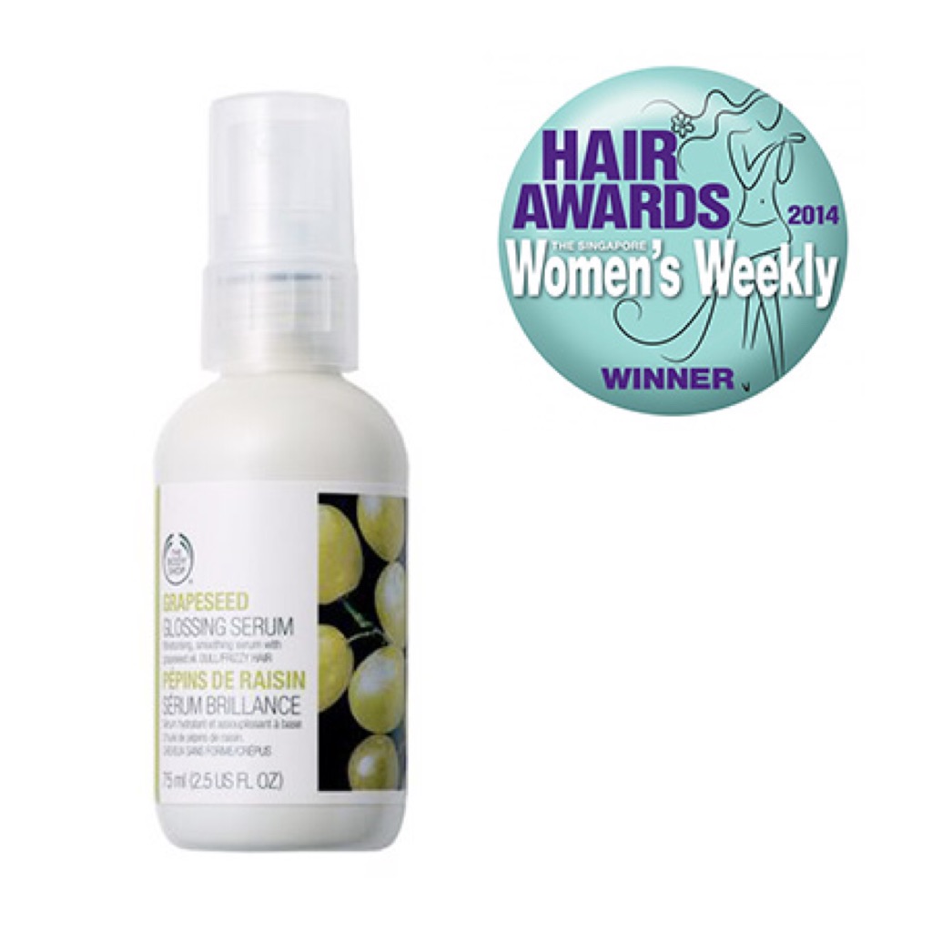 The Body Shop Grapeseed Glossing Hair Serum Shopee Singapore