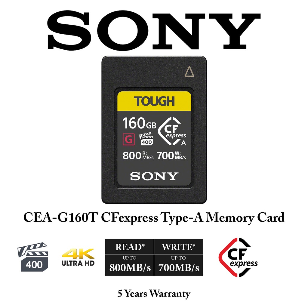 ソニー CFexpress Type Aメモリーカード 160GB