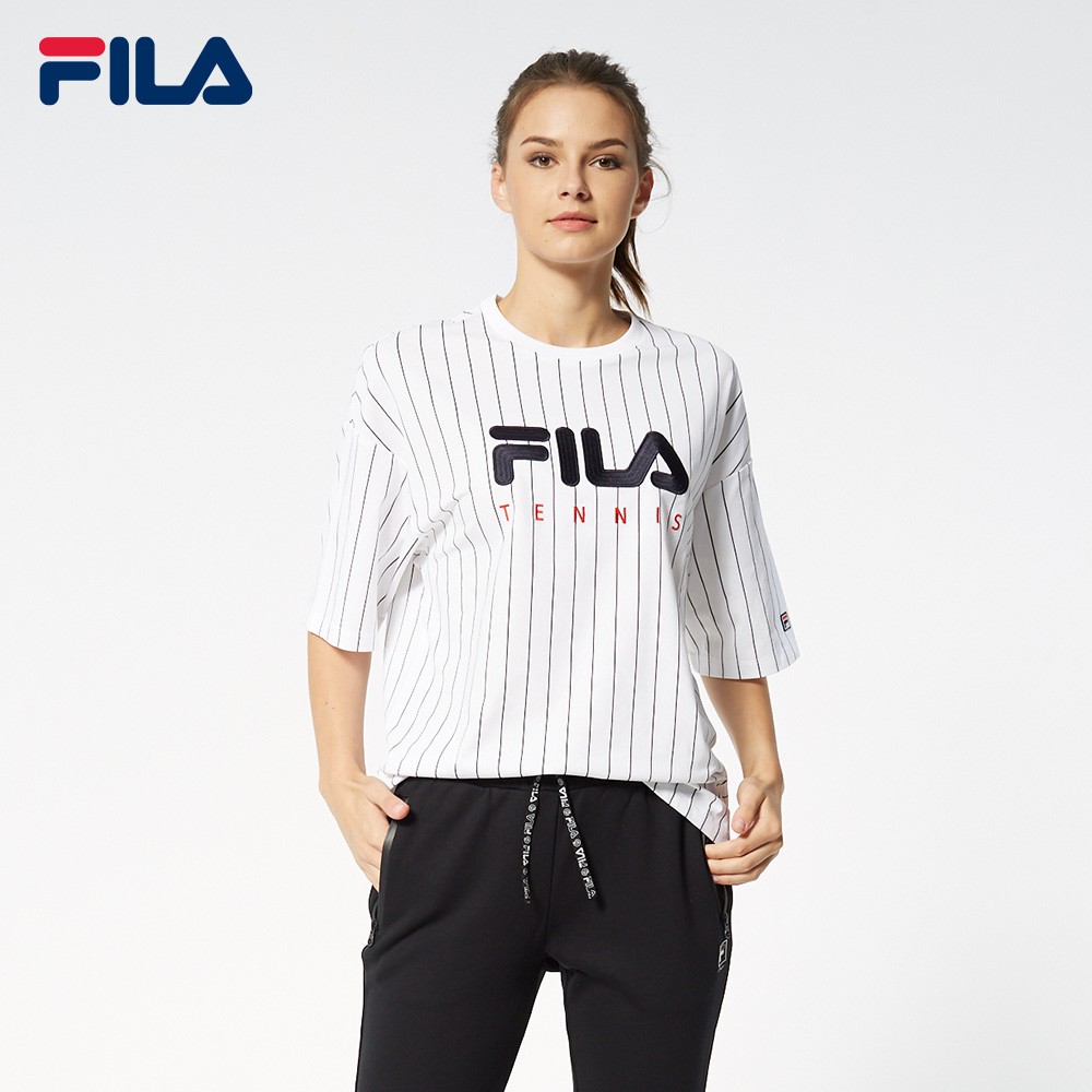 fila striped tee